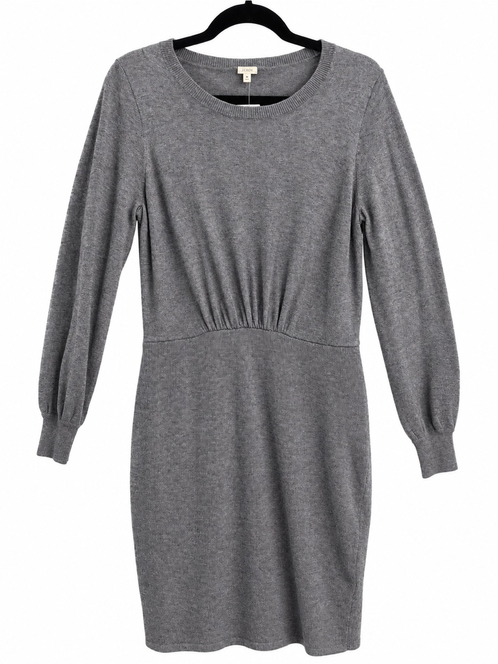 NWT J.Crew Merino Wool Blend Sweater Dress – Gray – Size M